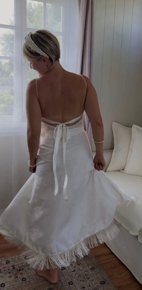 Reverie Fringe Wrap Skirt - sz S