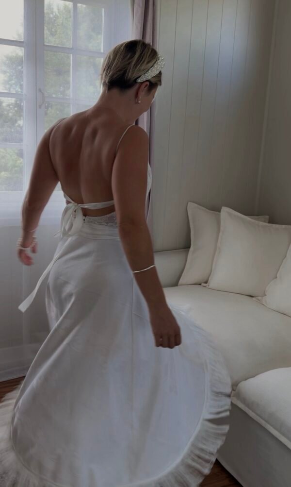 Reverie Fringe Wrap Skirt - sz S